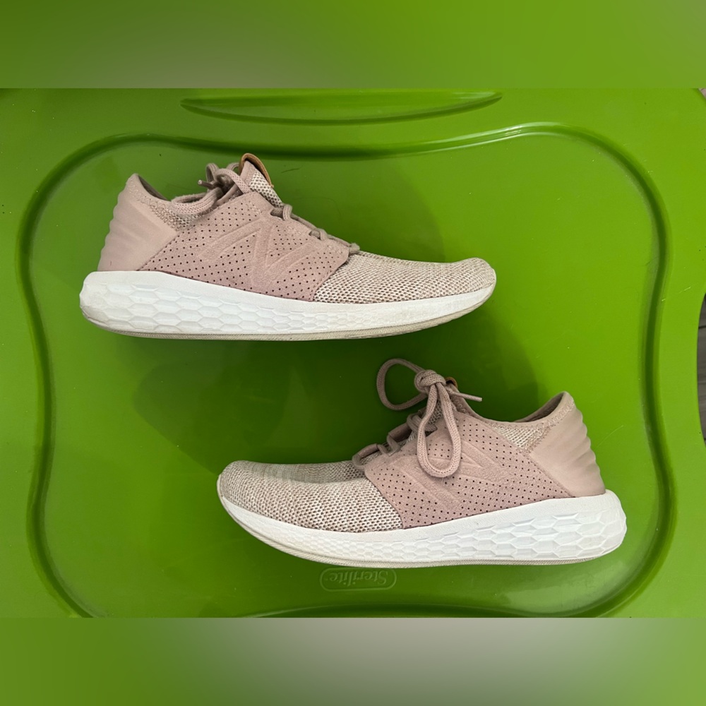 New Balance Pale Pink Fresh Foam Cruz Knit Sneakers